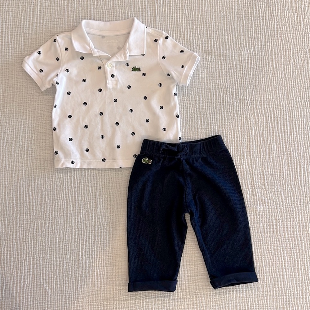 Lacoste Collared Shirt and Pants
